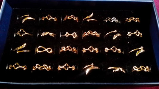 ✨ Minimalist Gold Adjustable Rings – Stylish Daily Wear 💍
