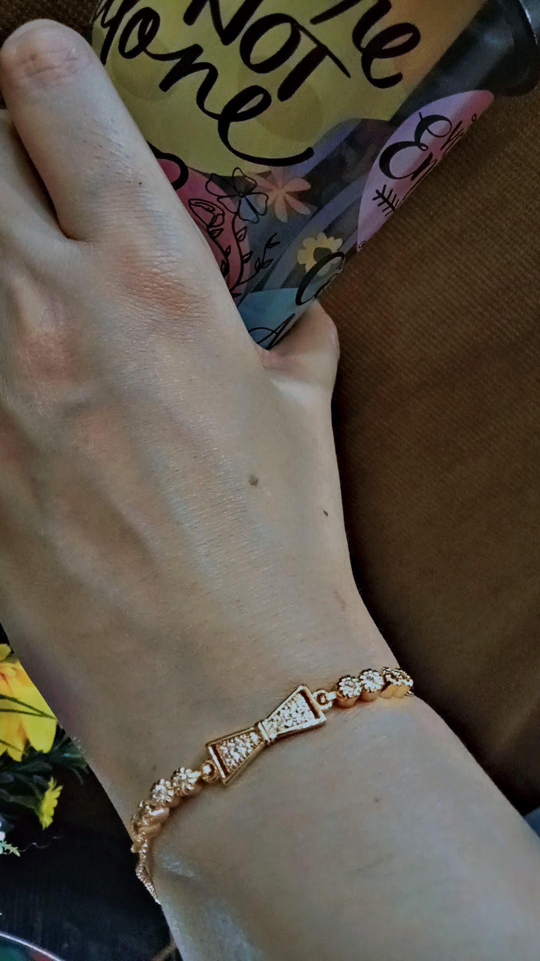 ✨ Premium Stainless Steel Gold Bow Bracelet