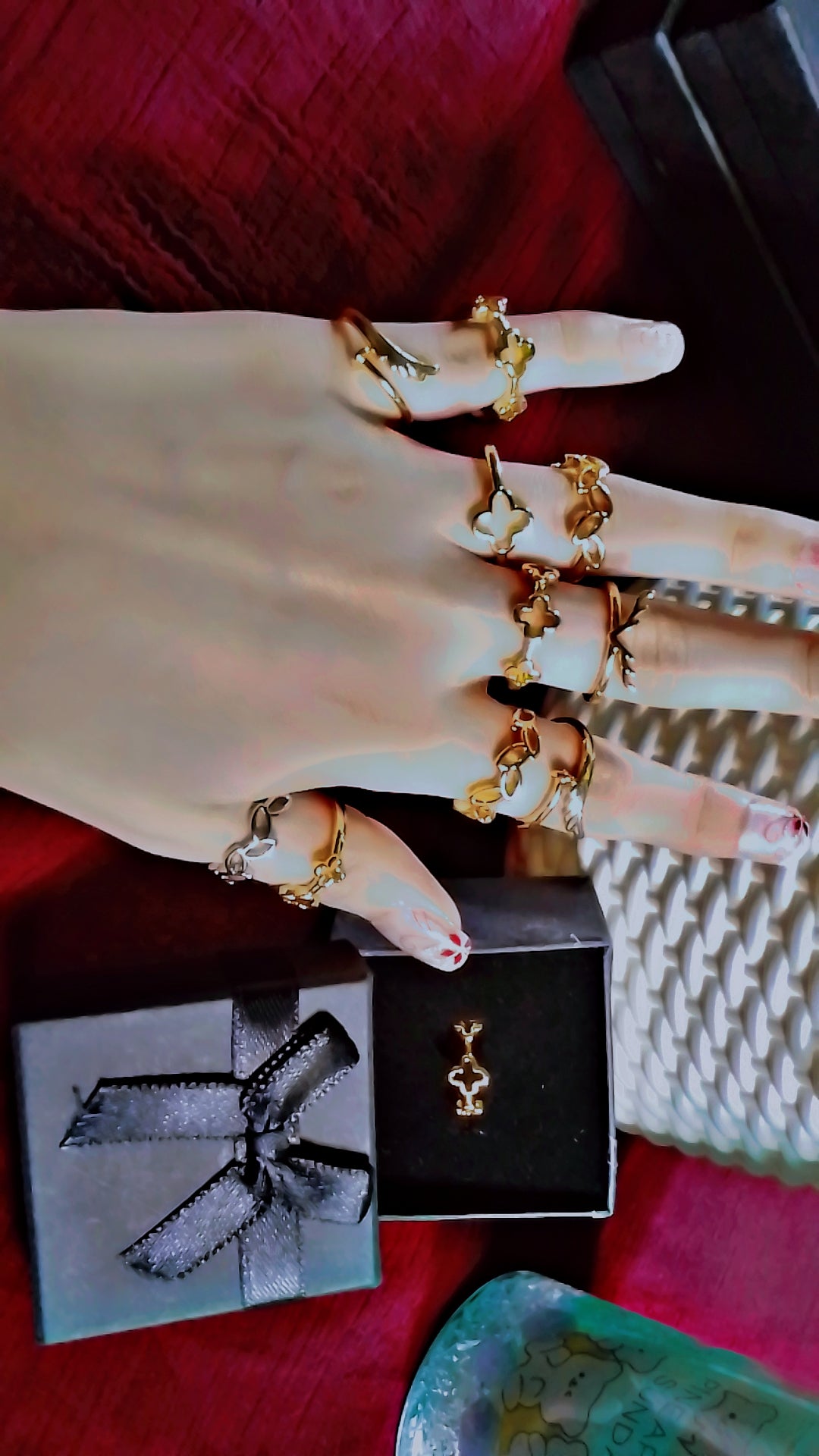 ✨ Minimalist Gold Adjustable Rings – Stylish Daily Wear 💍