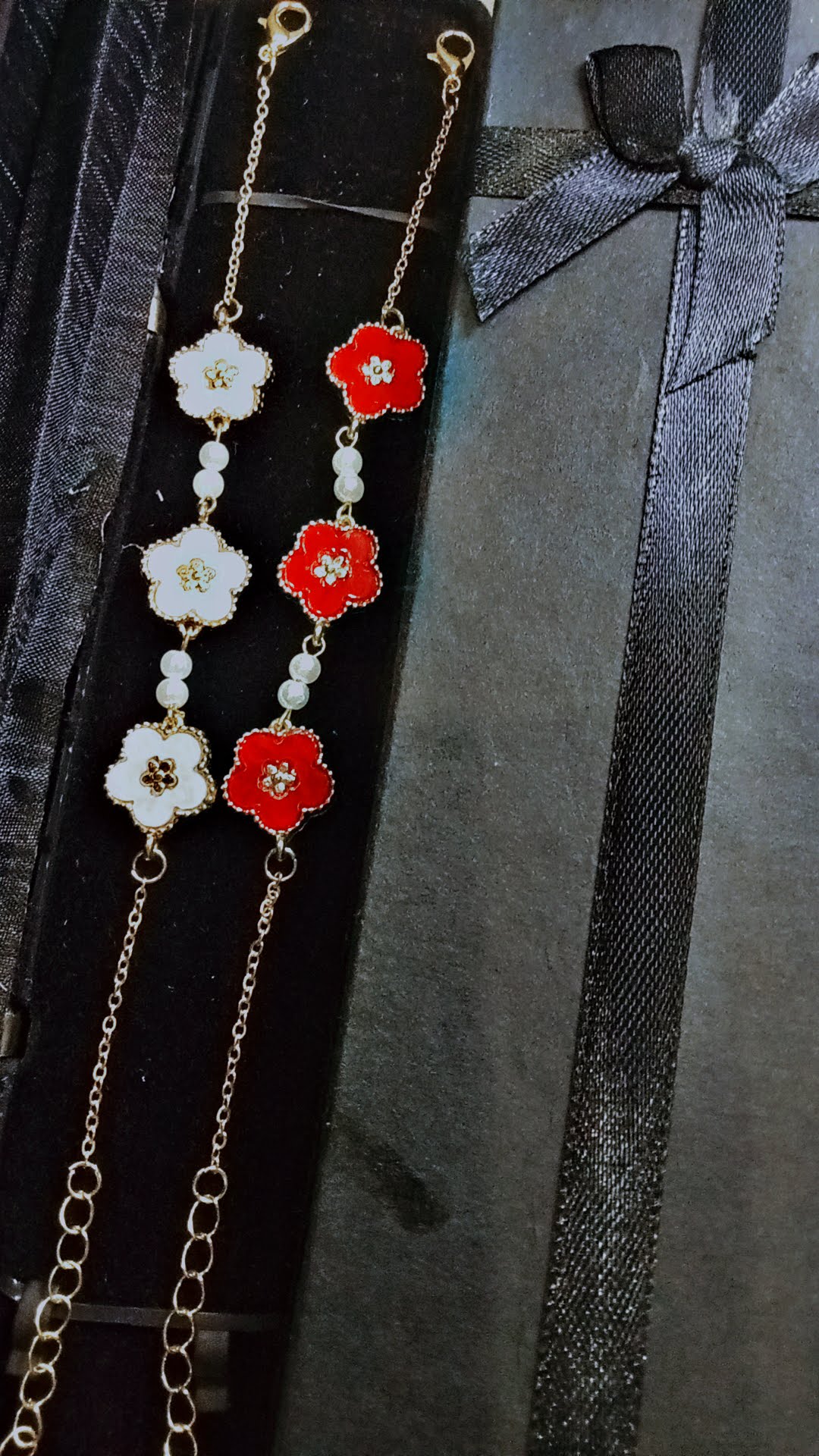 🌺 Enamel Korean Flower Bracelets (Stainless Steel)