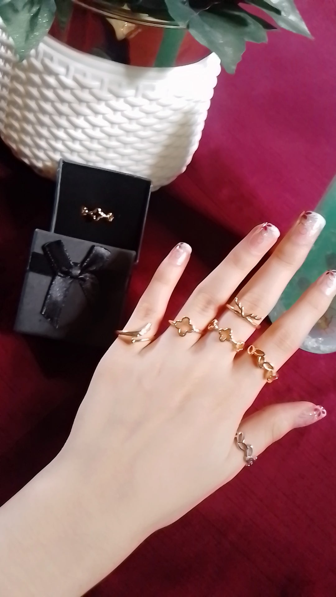 ✨ Minimalist Gold Adjustable Rings – Stylish Daily Wear 💍
