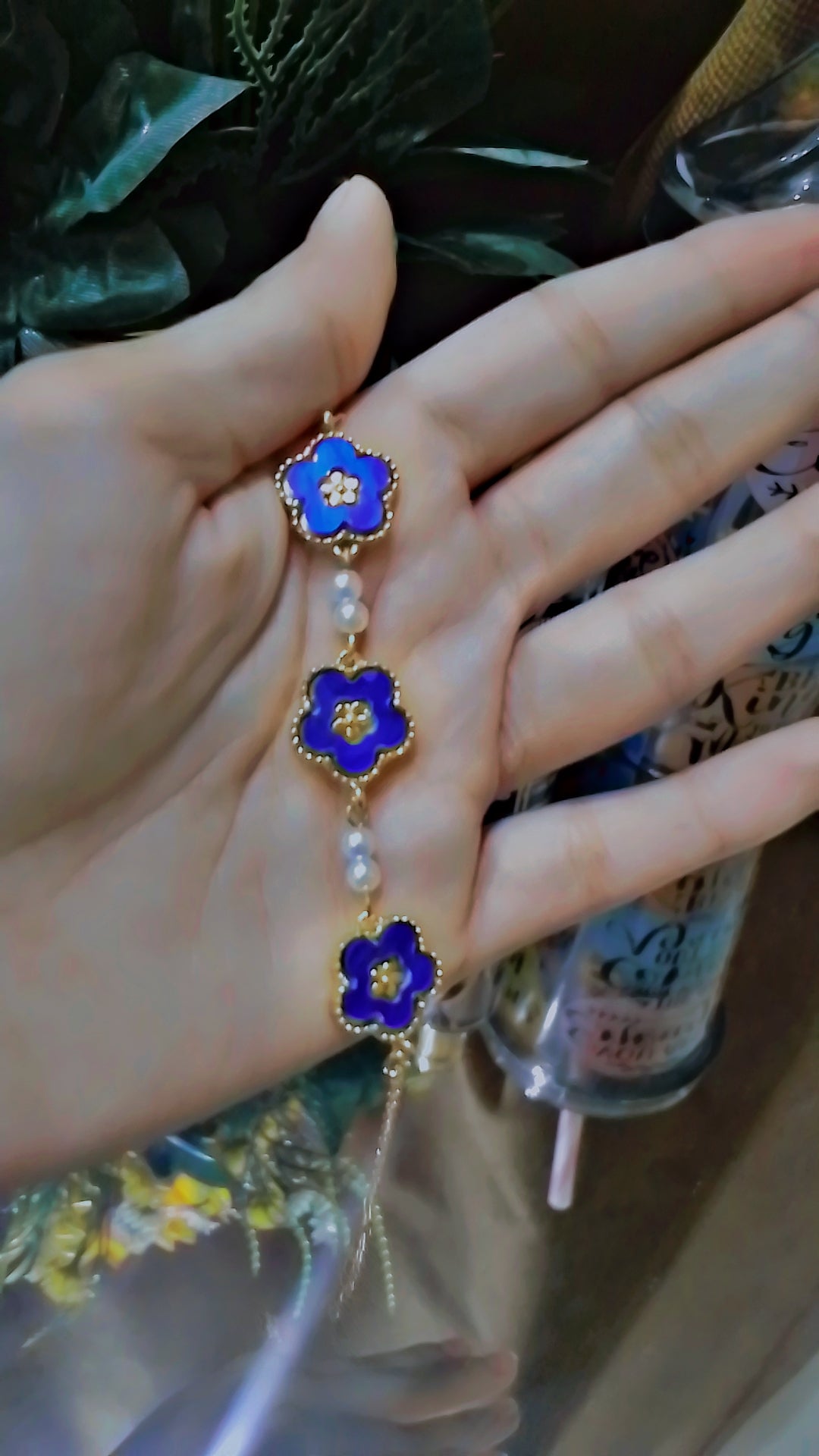 🌺 Enamel Korean Flower Bracelets (Stainless Steel)