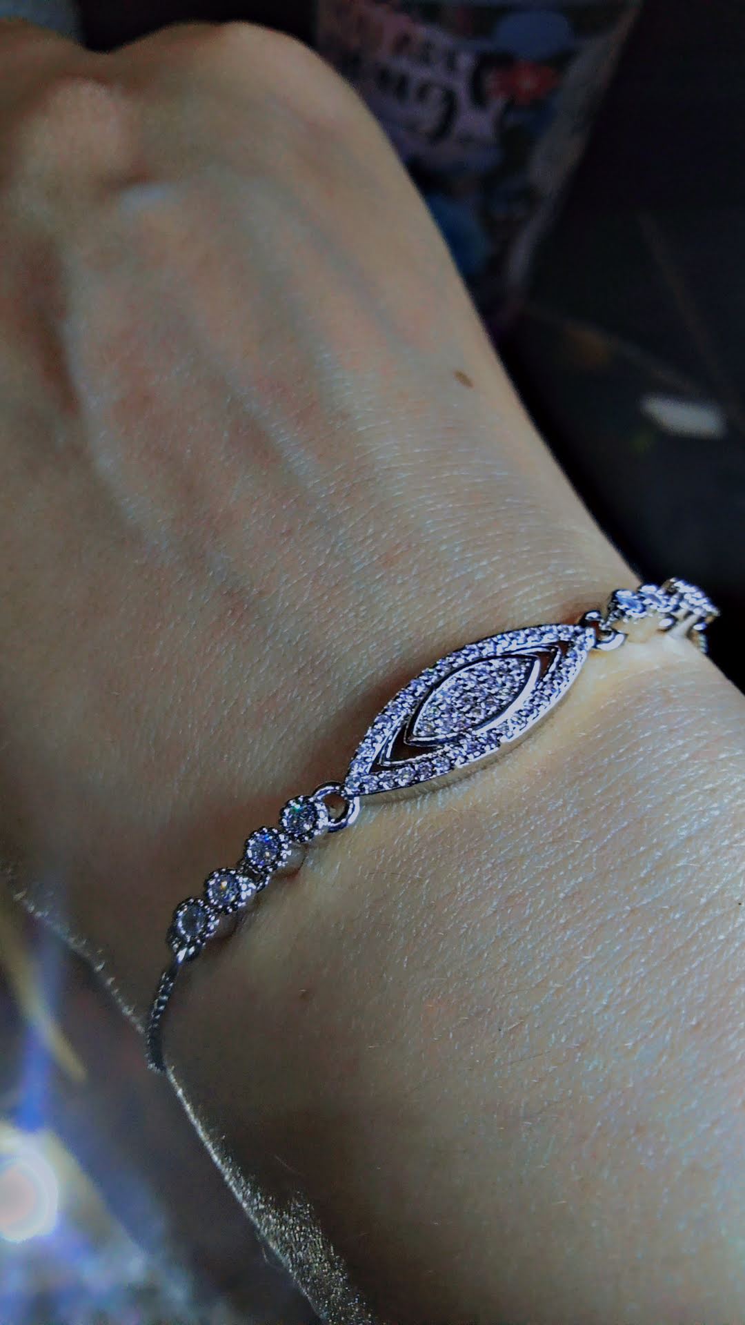 ⭐ Luxurious Gemstone Silver Bracelet 💎